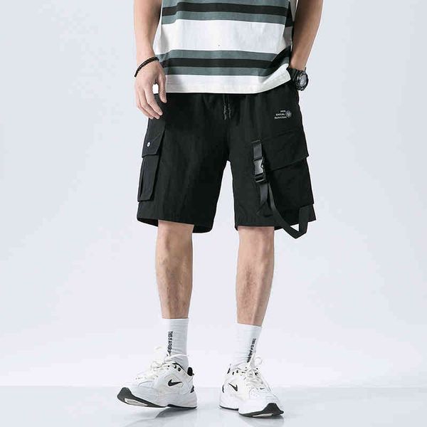 men's shorts polyester loose original design male hip hop jogging 2021 summer streetwear black men yx1n, White;black
men's shorts polyester loose original design male hip hop jogging 2021 summer streetwear black men yx1n, White;black