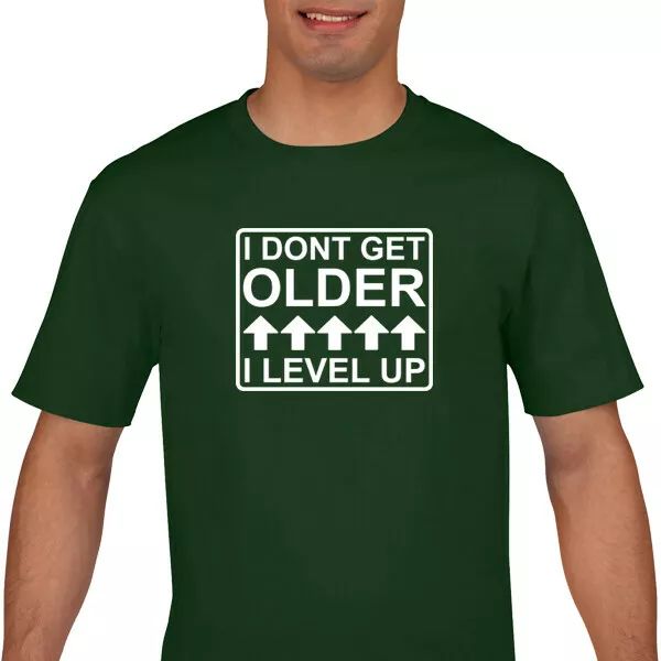 birthday t shirt - i dont get older, i level up t shirt - funny birthday t shirt, White;black
birthday t shirt - i dont get older, i level up t shirt - funny birthday t shirt, White;black
