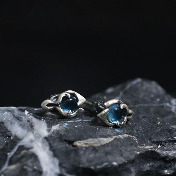 stud retro design 925 sterling silver earrings blue z fashion simple cold wind jewelry accessories, Golden;silver
stud retro design 925 sterling silver earrings blue z fashion simple cold wind jewelry accessories, Golden;silver