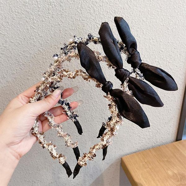 hair accessories 1pc women fashion korean retro pearl rhinestones bow band hoop head wrap headbands for girls
hair accessories 1pc women fashion korean retro pearl rhinestones bow band hoop head wrap headbands for girls