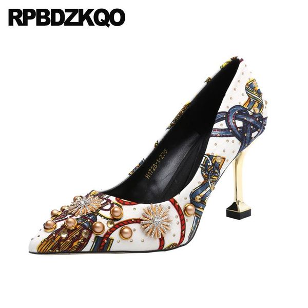 dress shoes jewel stud crystal high heels white pumps metal bridal pointed toe rivet 3 inch scarpin women rhinestones diamond, Black
dress shoes jewel stud crystal high heels white pumps metal bridal pointed toe rivet 3 inch scarpin women rhinestones diamond, Black