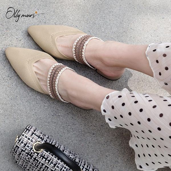 slippers ollymurs spring summer shoes woman pointed toe black knitting women mules ladies casual
slippers ollymurs spring summer shoes woman pointed toe black knitting women mules ladies casual
