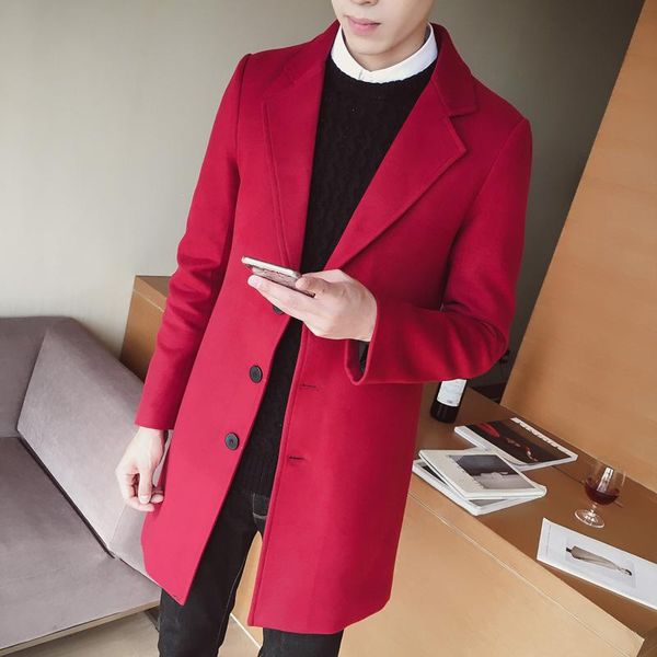 men's trench coats fashion classic windbreaker jacket solid color single-breasted slim long woolen coat 5xl large size, Tan;black
men's trench coats fashion classic windbreaker jacket solid color single-breasted slim long woolen coat 5xl large size, Tan;black