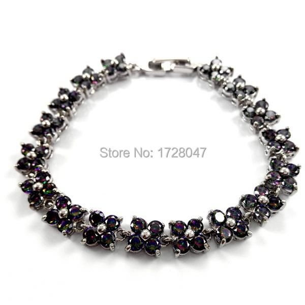 sell multicolor color charm bracelets zircon rhodium plated flower health nickel & lead fashion jewelry link, chain, Black
sell multicolor color charm bracelets zircon rhodium plated flower health nickel & lead fashion jewelry link, chain, Black