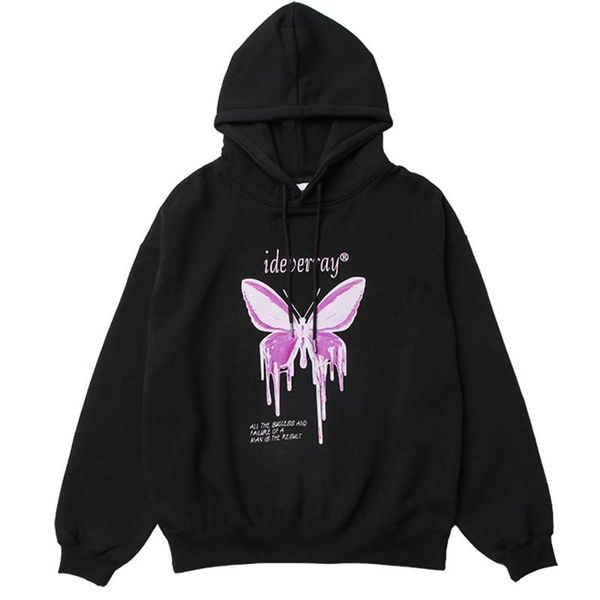 men's hoodies & sweatshirts anime butterfly graphic men hoodie harajuku streetwear oversized for 100% cotton 2021 autumn hip hop male s, Black
men's hoodies & sweatshirts anime butterfly graphic men hoodie harajuku streetwear oversized for 100% cotton 2021 autumn hip hop male s, Black