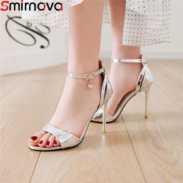 smirnova large size 33-46 fashion summer shoes woman buckle thin heels women elegant prom wedding sandals, Black
smirnova large size 33-46 fashion summer shoes woman buckle thin heels women elegant prom wedding sandals, Black