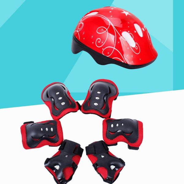 elbow & knee pads 7 pcs children wrist helmet sports safety protective gear skateboard accessories (red), Black;gray
elbow & knee pads 7 pcs children wrist helmet sports safety protective gear skateboard accessories (red), Black;gray