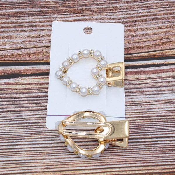 hair clips & barrettes korean style heart-shaped pearl retro accessories for women girls ea, Golden;silver
hair clips & barrettes korean style heart-shaped pearl retro accessories for women girls ea, Golden;silver