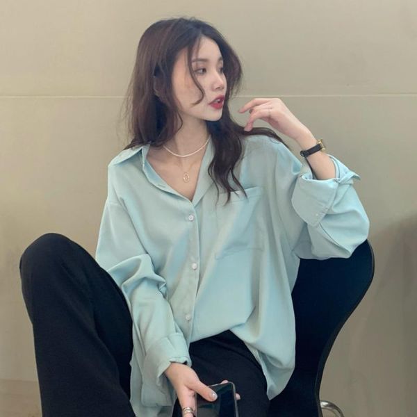 women's blouses & shirts 2021 women spring summer blouse fashionable split korean elegant office lady wild korea blue yellow red long, White
women's blouses & shirts 2021 women spring summer blouse fashionable split korean elegant office lady wild korea blue yellow red long, White