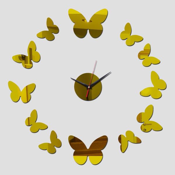 acrylic material wall clock diy single-sided simple style butterfly decoration sticker living room 50cm clocks
acrylic material wall clock diy single-sided simple style butterfly decoration sticker living room 50cm clocks