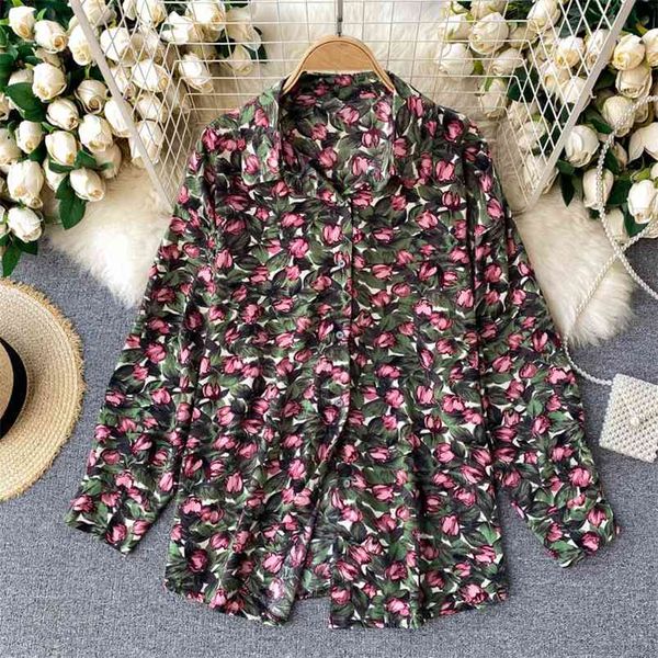 spring autumn women's shirt retro lapel printed fashion all-match bottoming blouse uk868 210506, White
spring autumn women's shirt retro lapel printed fashion all-match bottoming blouse uk868 210506, White