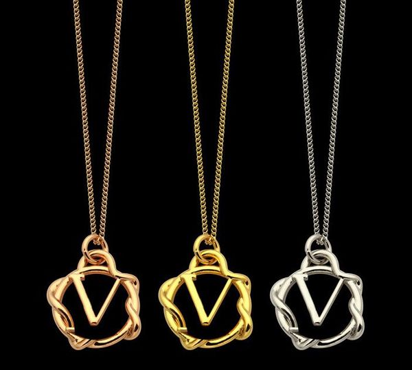 ouis avuit ton pendant necklaces designer with the original box hollow v - letter twist ring, Silver
ouis avuit ton pendant necklaces designer with the original box hollow v - letter twist ring, Silver