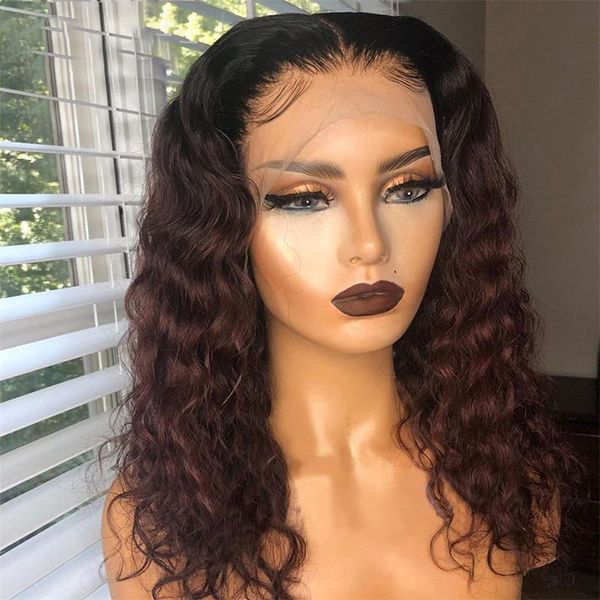 soft 180% density side part wave ombre brown long glueless synthetic lace front wig for fashion women with baby hair daily/party wigs, Black
soft 180% density side part wave ombre brown long glueless synthetic lace front wig for fashion women with baby hair daily/party wigs, Black
