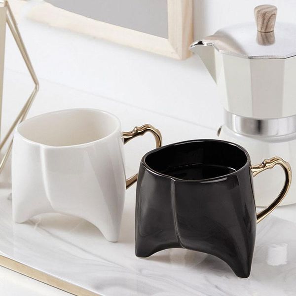 mugs creative shape bone china coffee cups white black with gold handle porcelain tea cup 220ml drinkware milk water mug couple gifts
mugs creative shape bone china coffee cups white black with gold handle porcelain tea cup 220ml drinkware milk water mug couple gifts