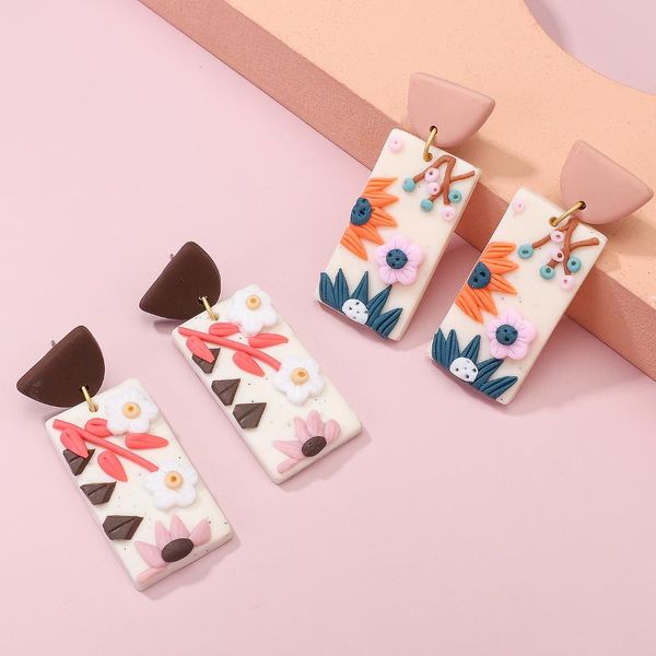 dangle & chandelier aensoa romantic flower clay earring fashion long rectangle drop earrings 2021 trendy cute unique jewelry, Silver
dangle & chandelier aensoa romantic flower clay earring fashion long rectangle drop earrings 2021 trendy cute unique jewelry, Silver