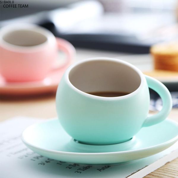mugs creative frosted matte globular ball latte coffee mug set with tray saucer afternoon tea tumbler cappuccino espresso cup 230ml
mugs creative frosted matte globular ball latte coffee mug set with tray saucer afternoon tea tumbler cappuccino espresso cup 230ml