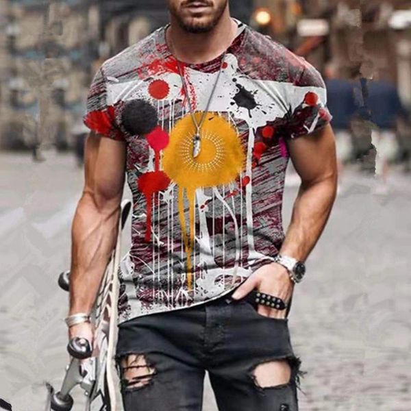 men's t-shirts fashion vintage abstract pattern short sleeve tshirts 2022summer oversized o collared graphic t shirt for men clothing, White;black
men's t-shirts fashion vintage abstract pattern short sleeve tshirts 2022summer oversized o collared graphic t shirt for men clothing, White;black