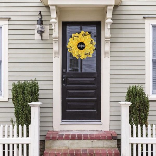 decorative flowers & wreaths artificial sunflower summer wreath-13.5 inch flower wreath with yellow and green leaves for front door
decorative flowers & wreaths artificial sunflower summer wreath-13.5 inch flower wreath with yellow and green leaves for front door