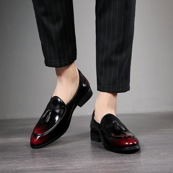 dress shoes est luxury handmade tassel loafers plus size men leather moccasins flat business social, Black
dress shoes est luxury handmade tassel loafers plus size men leather moccasins flat business social, Black