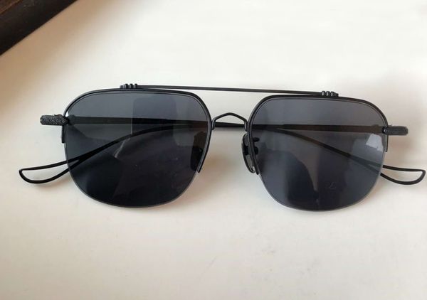 matte black pilot sunglasses dark grey lens sunnies titanium glasses for men occhiali da sole firmati uv400 protection with box, White;black
matte black pilot sunglasses dark grey lens sunnies titanium glasses for men occhiali da sole firmati uv400 protection with box, White;black
