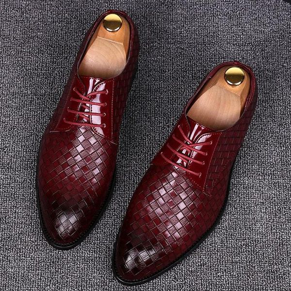 dress shoes 2021 formal leather men business male geometric red oxfords party wedding casual men's flats chaussure homme88, Black
dress shoes 2021 formal leather men business male geometric red oxfords party wedding casual men's flats chaussure homme88, Black