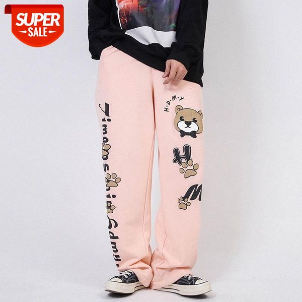harajuku style bear print straight wide-leg pants men's casual flow drawstring pink #jn9c, Black
harajuku style bear print straight wide-leg pants men's casual flow drawstring pink #jn9c, Black