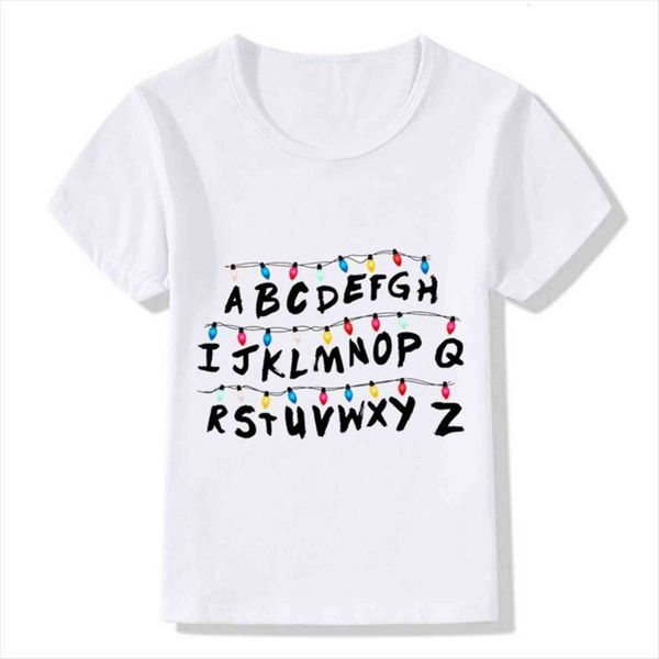 children fashion stranger things wills message design t shirt kids baby red clothes boys girls summer tees, Blue
children fashion stranger things wills message design t shirt kids baby red clothes boys girls summer tees, Blue