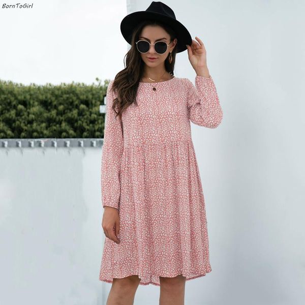 casual dresses borntogirl 2021 autumn chiffon loose dress women long sleeve o-neck orange pink green robe femme, Black;gray
casual dresses borntogirl 2021 autumn chiffon loose dress women long sleeve o-neck orange pink green robe femme, Black;gray