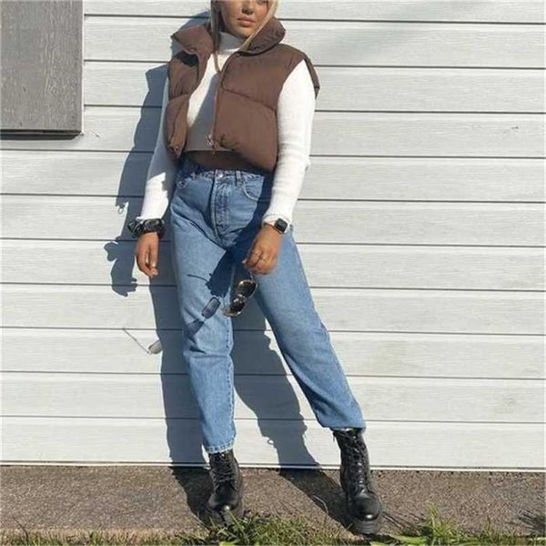 puwd casual woman pink light short puffer vest spring fashion ladies warm double-side outwear female streetwear down tank 211123, Black;white
puwd casual woman pink light short puffer vest spring fashion ladies warm double-side outwear female streetwear down tank 211123, Black;white