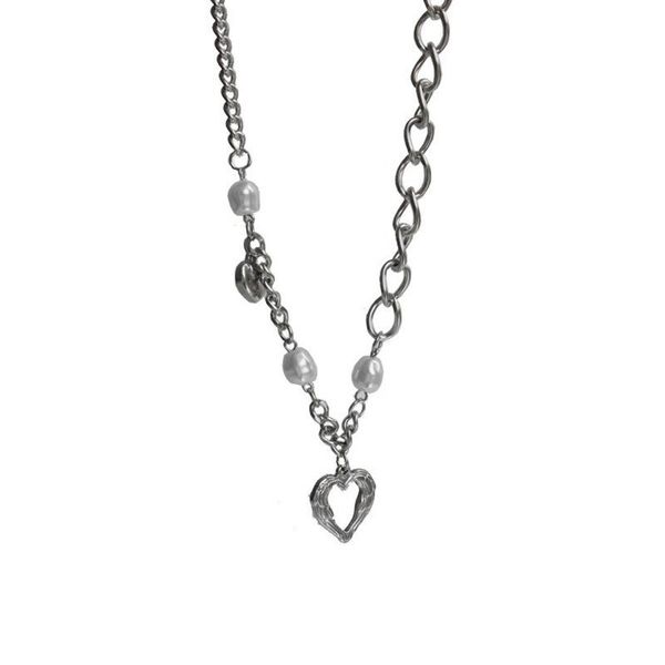 chains heart necklace woman chain artificial pearl women necklaces jewelry pendant silver color classic european stainless collares
chains heart necklace woman chain artificial pearl women necklaces jewelry pendant silver color classic european stainless collares