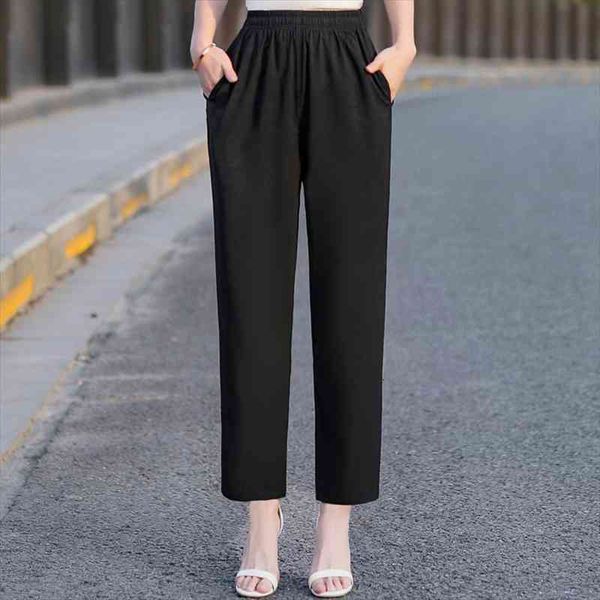 summer high waist straight women capri leg trousers elastic ankle length harem black, Black;white
summer high waist straight women capri leg trousers elastic ankle length harem black, Black;white
