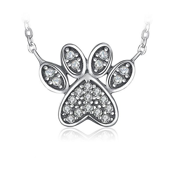 cute cat dog claw pendants white zircon necklaces for women wedding jewelry vintage silver color animal footprint necklace pendant
cute cat dog claw pendants white zircon necklaces for women wedding jewelry vintage silver color animal footprint necklace pendant