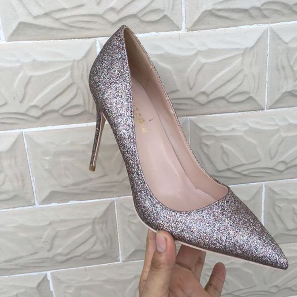 ol office lady womens high heels gold sequined cloth pumps woman shoes sier wedding spring, Black
ol office lady womens high heels gold sequined cloth pumps woman shoes sier wedding spring, Black