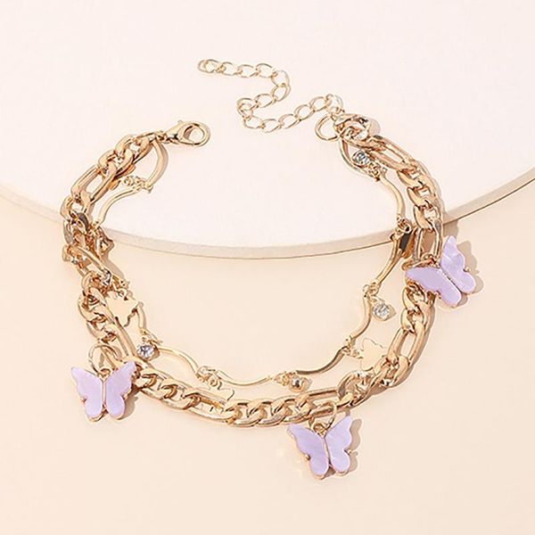 anklets 2021 fashion layered butterfly anklet creative ankle bracelet foot chain for women girl beach leg accesso, Red;blue
anklets 2021 fashion layered butterfly anklet creative ankle bracelet foot chain for women girl beach leg accesso, Red;blue