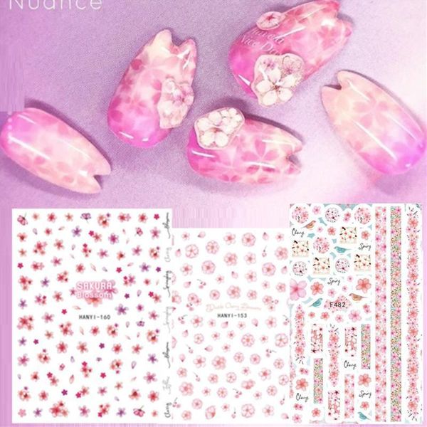 japan sakura pink flower spring designs 3d nail art stickers decal template diy tool decorations1, Black
japan sakura pink flower spring designs 3d nail art stickers decal template diy tool decorations1, Black