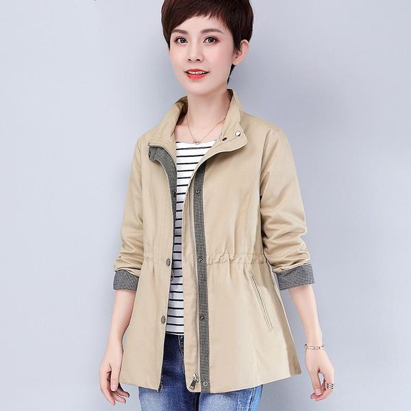 women's trench coats women coat spring autumn middle-aged mother clothes cotton short windbreaker female casual overcoat, Tan;black
women's trench coats women coat spring autumn middle-aged mother clothes cotton short windbreaker female casual overcoat, Tan;black