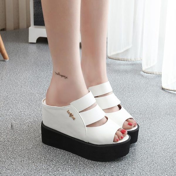 women sandals wedges shoes for woman high heels summer 2021 flip flop chaussures femme platform slippers, Black
women sandals wedges shoes for woman high heels summer 2021 flip flop chaussures femme platform slippers, Black