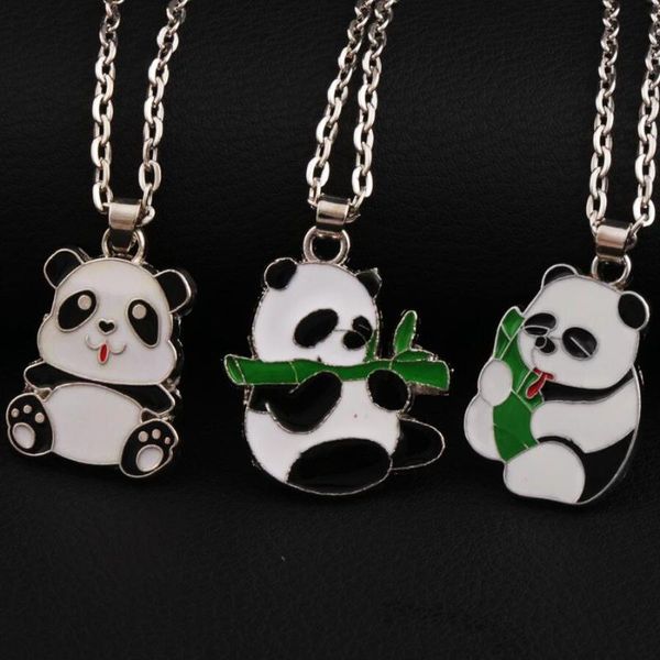 pendant necklaces 3pcs pretty three models enamel lovely small alloy panda animal 24inches n1725, Silver
pendant necklaces 3pcs pretty three models enamel lovely small alloy panda animal 24inches n1725, Silver