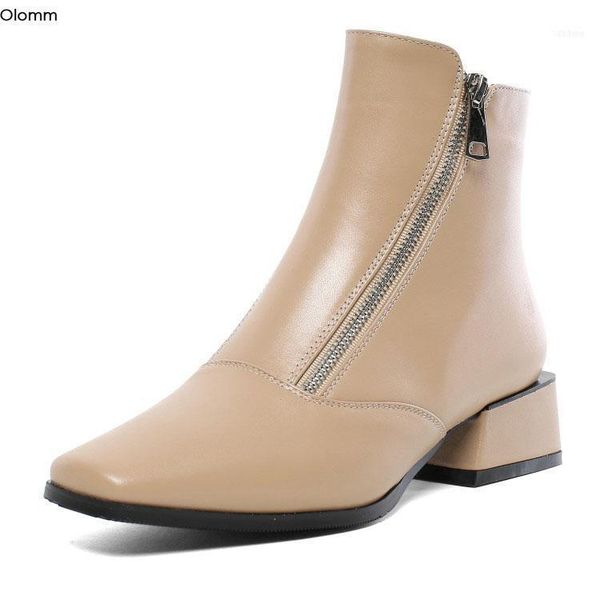 boots olomm women winter leather ankle square low heel toe elegant black nude dress shoes us size 4-10.511
boots olomm women winter leather ankle square low heel toe elegant black nude dress shoes us size 4-10.511