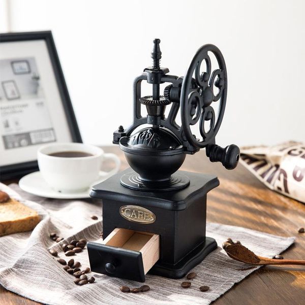 manual coffee grinders retro grinder wooden machine portable small rotating hand handle wood adjustable home kitchen
manual coffee grinders retro grinder wooden machine portable small rotating hand handle wood adjustable home kitchen