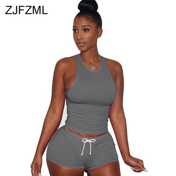two piece dress solid fitness matching sets for women sleeveless backless crop and skinny biker shorts suit summer sweat suits, White
two piece dress solid fitness matching sets for women sleeveless backless crop and skinny biker shorts suit summer sweat suits, White