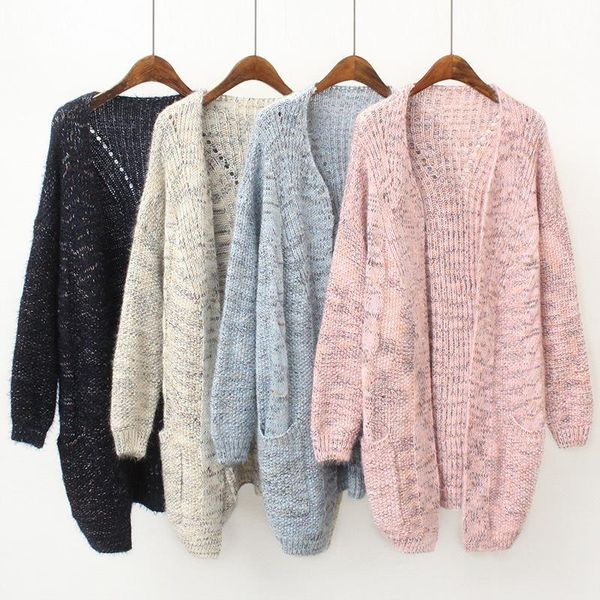 women's sweaters asds girl casual long knitted cardigan autumn korean women loose solid color pocket design sweater wxy52608, White;black
women's sweaters asds girl casual long knitted cardigan autumn korean women loose solid color pocket design sweater wxy52608, White;black