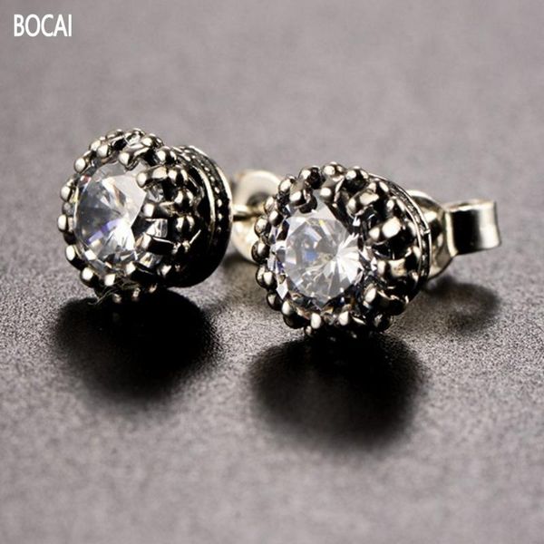 stud bocai solid 100% s925 sterling silver jewelry inlaid with faceted zircon temperament men's and women's earrings, Golden;silver
stud bocai solid 100% s925 sterling silver jewelry inlaid with faceted zircon temperament men's and women's earrings, Golden;silver
