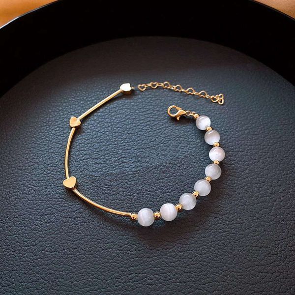 strands cat's eye stone love bracelet women's minority design bracelet student's friend hand string cool style simple jewelry, Black
strands cat's eye stone love bracelet women's minority design bracelet student's friend hand string cool style simple jewelry, Black