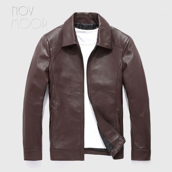 men's leather & faux novmoop korean chic style men spring casual black sheepskin genuine coat turn-down collar jacket veste cuir homme
men's leather & faux novmoop korean chic style men spring casual black sheepskin genuine coat turn-down collar jacket veste cuir homme