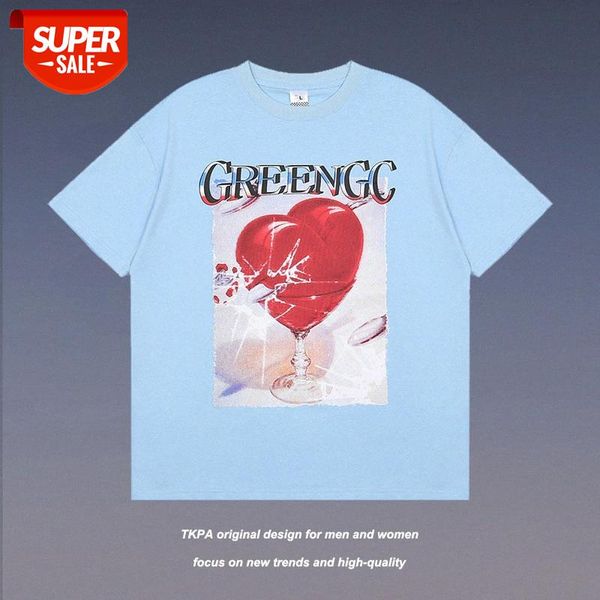 t shirt national tide love broken short sleeve men and women harajuku style loose hip hop couple casual wild #wc0t, White;black
t shirt national tide love broken short sleeve men and women harajuku style loose hip hop couple casual wild #wc0t, White;black