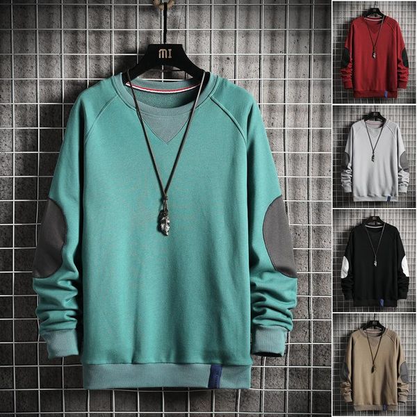 men's hoodies & sweatshirts 2021 spring round neck loose color matching pullover sweatshirt youth fashion leisure sports, Black
men's hoodies & sweatshirts 2021 spring round neck loose color matching pullover sweatshirt youth fashion leisure sports, Black