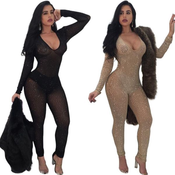 women's jumpsuits & rompers black khaiki one piece bodysuit long sleeve v neck sequin print club jumpsuit women full length pant mesh s, Black;white
women's jumpsuits & rompers black khaiki one piece bodysuit long sleeve v neck sequin print club jumpsuit women full length pant mesh s, Black;white