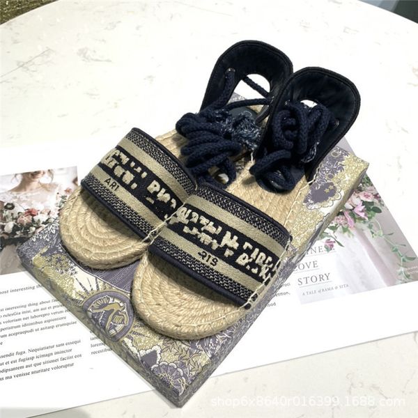 2021 d women's 2021 bandage letter embroidery knitting fisherman's bottom sandals for women luxurysss designersss shoes yw, Black
2021 d women's 2021 bandage letter embroidery knitting fisherman's bottom sandals for women luxurysss designersss shoes yw, Black