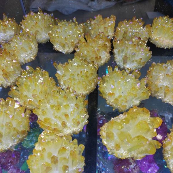 decorative objects & figurines 1pcs300 -700gnatural crystal cluster, electroplated yellow reiki, healing stone, tip, house
decorative objects & figurines 1pcs300 -700gnatural crystal cluster, electroplated yellow reiki, healing stone, tip, house